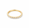 Small Diamond Cluster Ring
