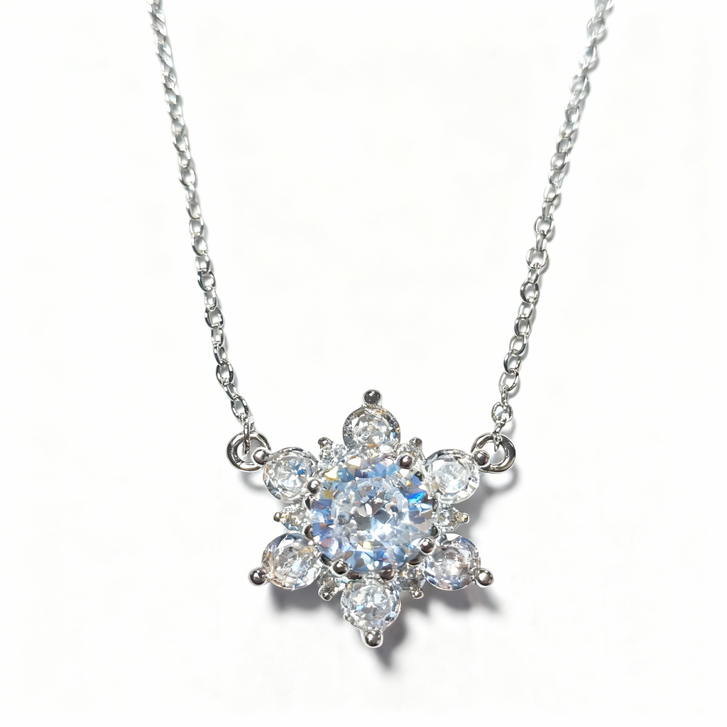 Snowflake Diamond Necklace