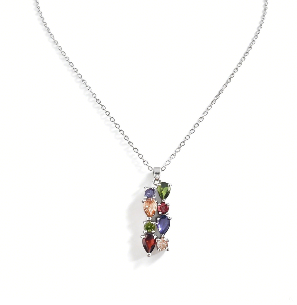 Colored Diamond Necklace