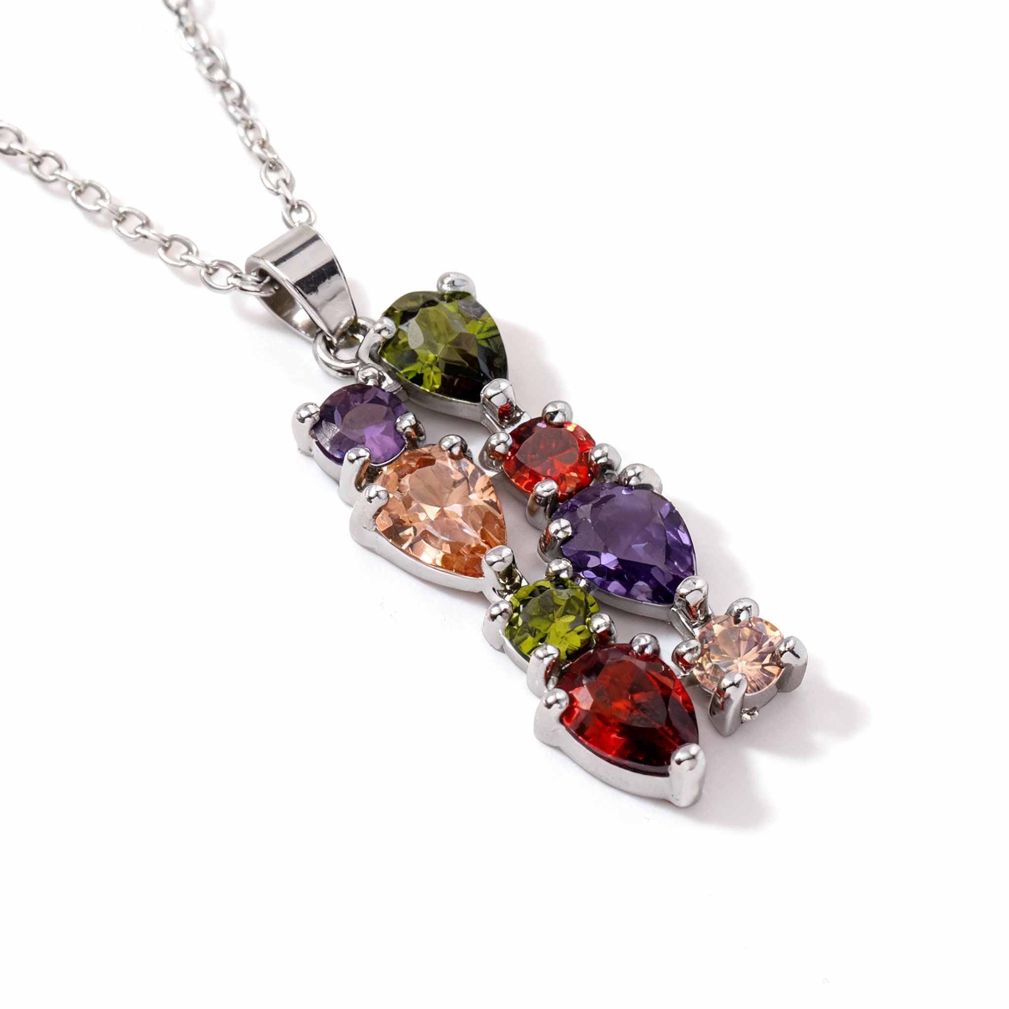 Colored Diamond Necklace