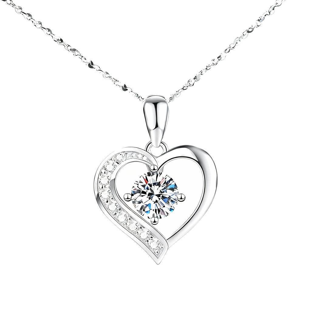 Love-shaped Diamond Necklace